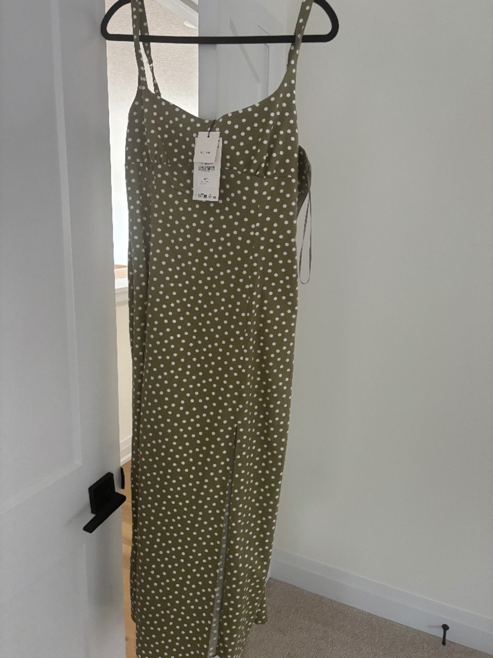 Zara midi linen dress